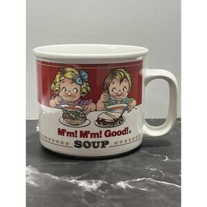 Campbell's Soup Mm Mm Good Soup 14oz Cup Bowl Coffee Mug VTG 1993